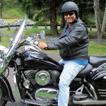 Burp and our Vulcan Nomad at White Cedar, D'Aguilar National Park