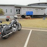 Our Kawasaki Vulcan Nomad at Narrabri Tourist Information Centre